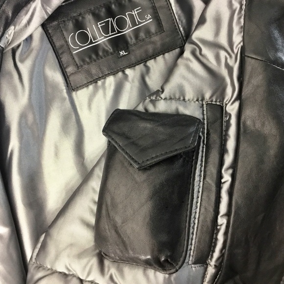 NWOT, Men’s Colleizone SA Leather Jacket - Picture 5 of 8